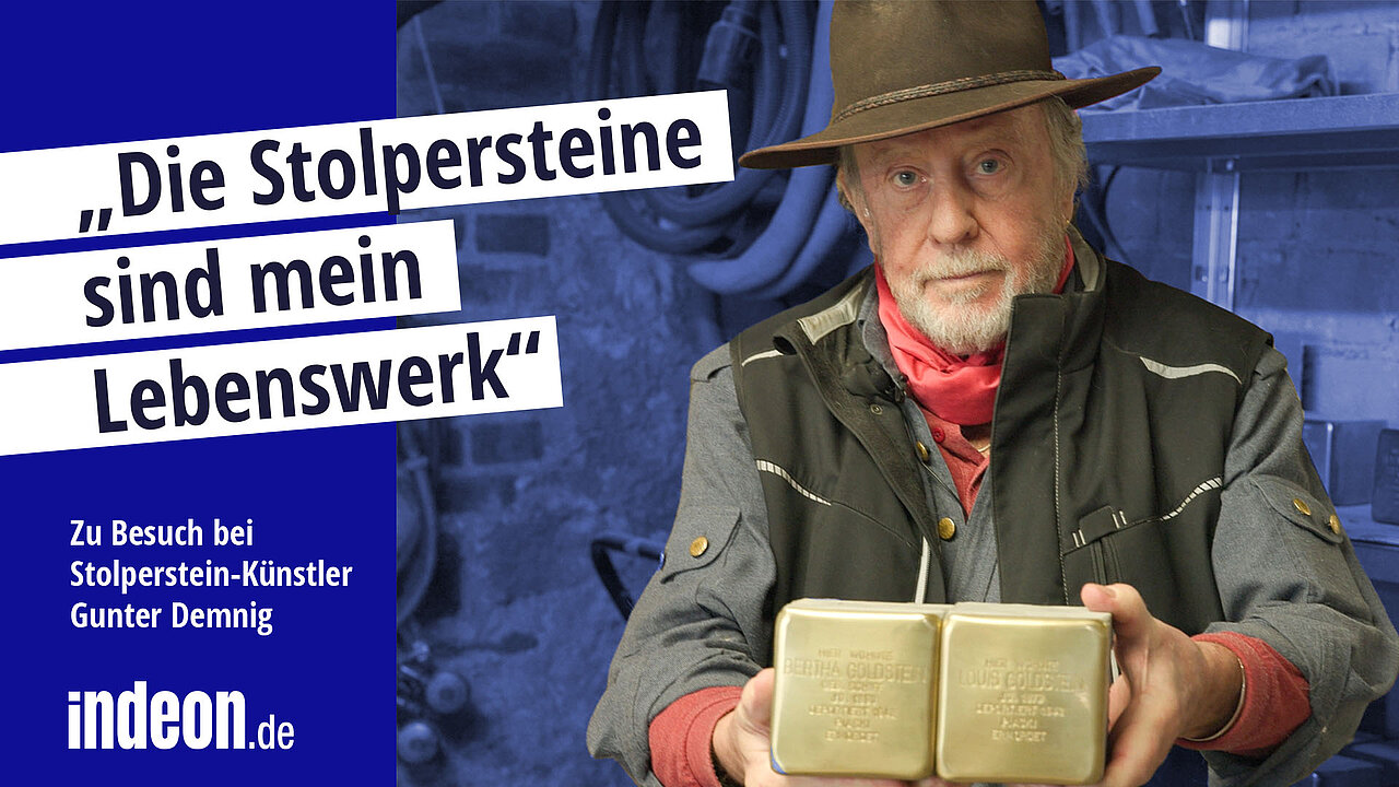 Stolperstein-Erfinder Gunter Demnig ganz privat METADATA
